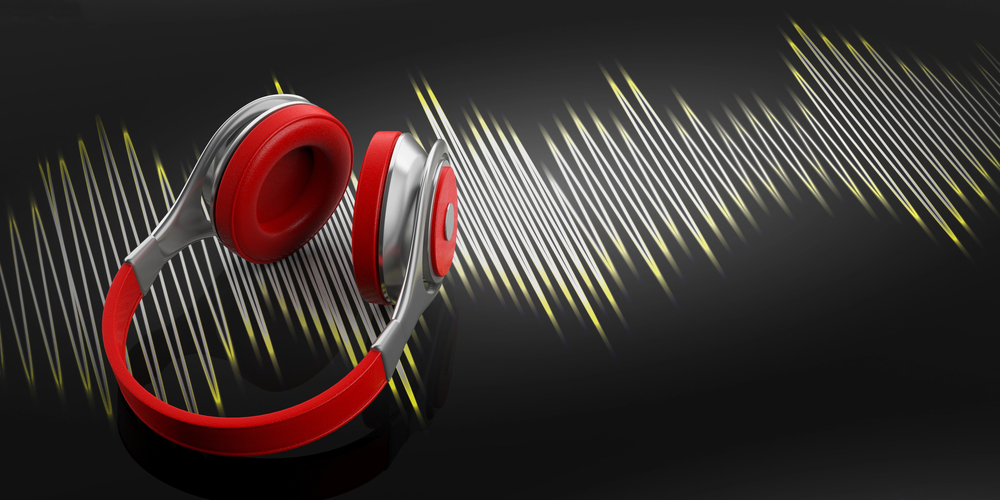 Waveform i słuchawki w neonowej zieleni
