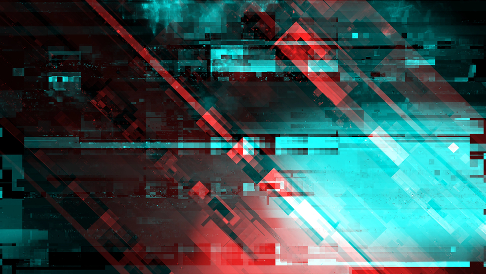 Audio-reactive glitch visuals